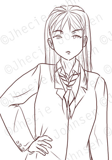 Ciara from TTMF Lineart