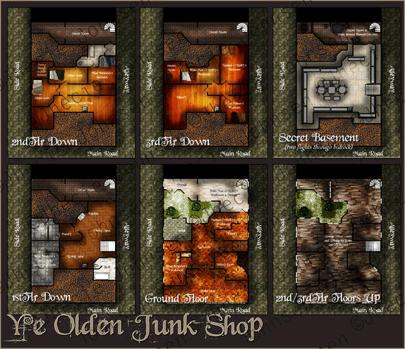 Ye Olden junkshop building