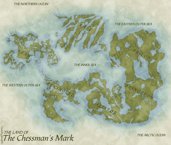 World Map, Chessman&#39;s Mark