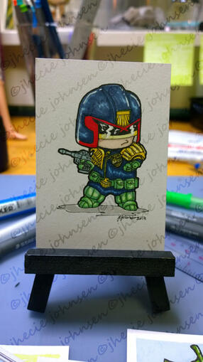 Fanart Chibi Judge Dredd